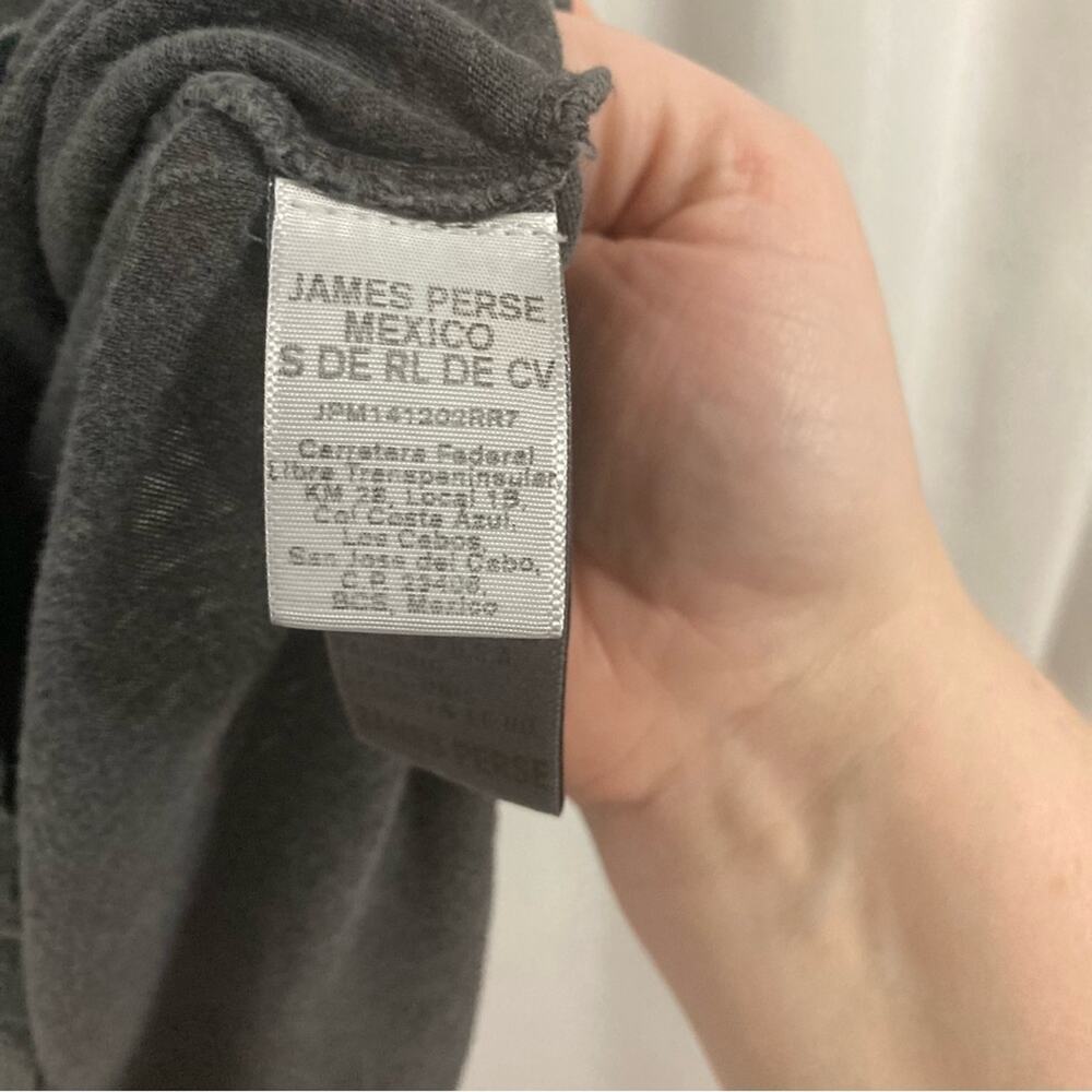 James Perse Dark Gray Basic Minimalist Casual Rou… - image 5